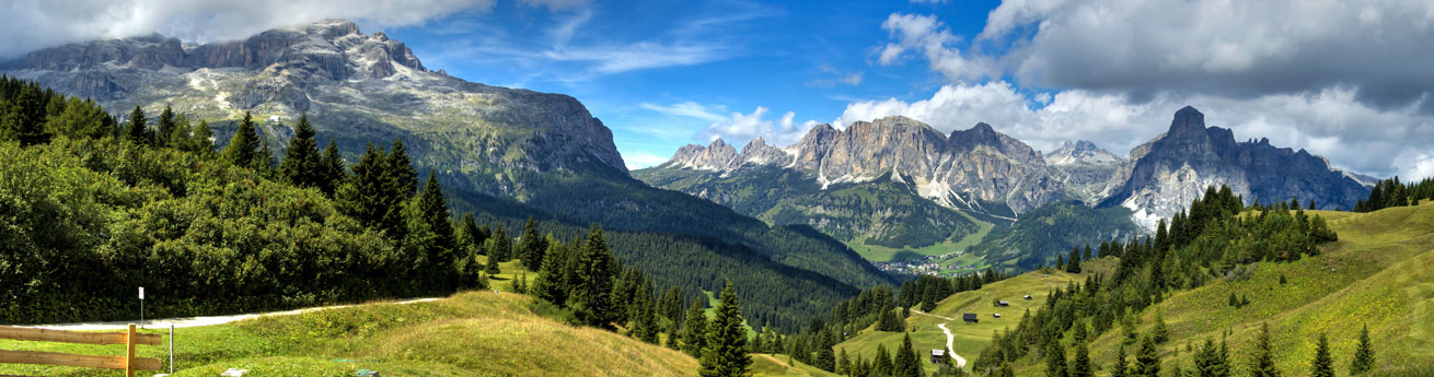 Panorama dell'Alta Badia